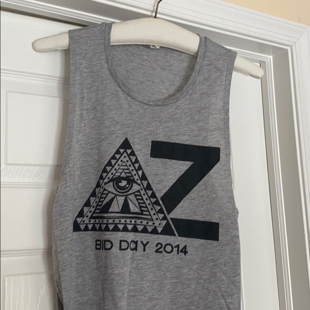 Delta zeta bid day tank top